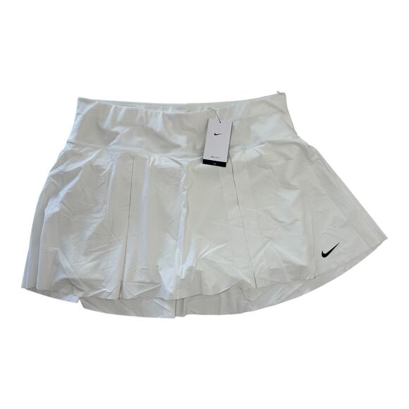 Nike Women's Dri-Fit Advantage Tennis Skort Short Skirt White Size 1X - Picture 4 of 12